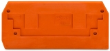 WAGO 812-104 Busbar terminal block; for (10 x 3) mm busbars; 12-pole; without push-buttons; 4 mm²; 4,00 mm²; blue