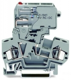 WAGO 3-conductor ground terminal block; 1.5 mm²; center marking; for DIN-rail 35 x 15 and 35 x 7.5; CAGE CLAMP; 1,50 mm²; green-yellow 279-687