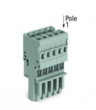 WAGO 3-conductor ground terminal block; 1.5 mm²; center marking; for DIN-rail 35 x 15 and 35 x 7.5; CAGE CLAMP; 1,50 mm²; green-yellow 279-687