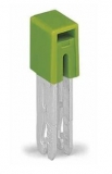 WAGO 3-conductor ground terminal block; 1.5 mm²; center marking; for DIN-rail 35 x 15 and 35 x 7.5; CAGE CLAMP; 1,50 mm²; green-yellow 279-687